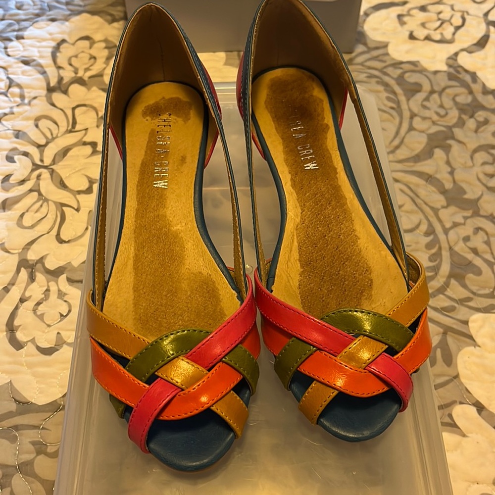 Chelsea Crew Sandals multi color size 38